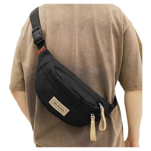 Messenger Bag Mens Chest Bag Mens Backpack Sports Small Shoulder Bag Womens Casual All-Match Mens Mobile Phone Waist Bag Shoulder Bag