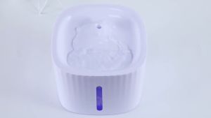 HATELI Dog Water Fountain Pet Fountain Cats Water Fountain Automatic Mute Cat Water Dispenser 100 oz / 3 L