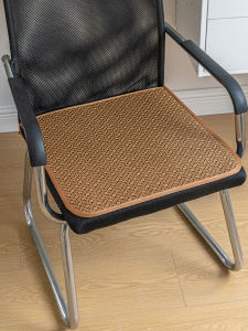 Breathable Ice Silk Seat Cushion Thin Modern Simple Style Office Chair Pad Computer Chair Pad Dining Chair Pad for Long Sitting