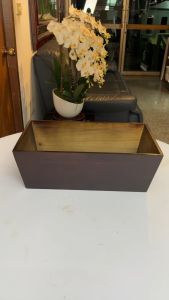 ไม้ใส่ของอเนกประสงค์ กระถางไม้ทรงสีเหลี่ยม กล่องไม้ใส่ กระถาง กระบวนการ คางหมู