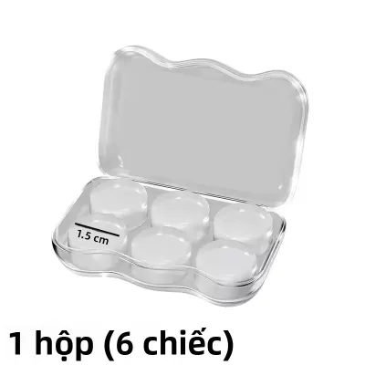 Nút Tai Silicon Mềm Có Thể Tái Sử Dụng Chống Ồn Chống Nước Dùng Khi Ngủ Khi Bay Khi Bơi - Nút Tai Sáp Giảm Tiếng Ngáy