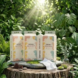 Giấy vệ sinh rút đáy Đa Sắc Top Gia