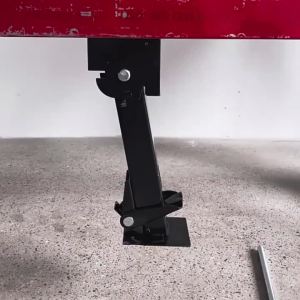 Pair Folding Trailer Stabilizer Jacks Adjustable Stabilizer Jack Exquisite Workmanship 1000lb Lifting Capacity for Campervan
