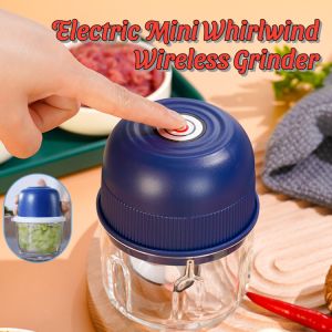 Wireless Electric Grinder Garlic Press Household Food Mash Processor Kitchen Gadgets