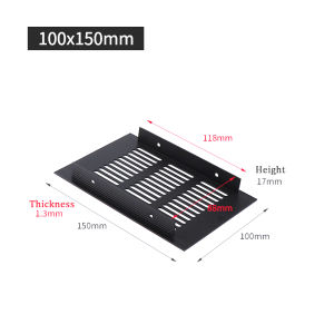 Ventilation Grille Air Vent Grille Ventilation Cover Wardrobe 100mm 150-400mm 150mm-400mm 1pc Rectangular Aluminum Alloy