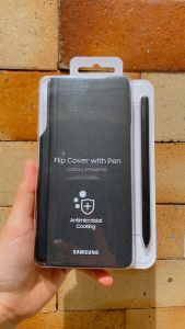 Chính hãng nguyên seal-Bao da Flip Cover with Pen cho Samsung Galaxy Z Fold3/ Z Fold 3 5G chính hãng Samsung