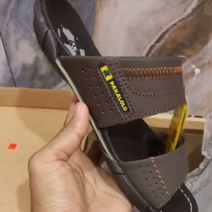 Sandal Pakalolo Pria 0riginal 100% Kulit Motif Selop Terbaru Hitam Tan Coklat Murah | Modern | Keren Bagus Buat Gaya Jalan Jalan Santai