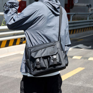 ABOSOLE กระเป๋าสะพายผู้ชายใช้ได้ทั้งชายและหญิงกระเป๋าพาดลำตัวแฟชั่นลวดลายสร้างสรรค์บรรจุได้เยอะกันน้ำน้ำหนักเบากระเป๋าถนนกีฬาลำลองสำหรับการเดินทางกลางแจ้ง