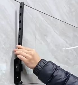 ES.ที่ตากผ้า ราวแขวนผ้า ประหยัดพื้นที่ วัสดุแข็งแรง ทนทาน ปลีก/ส่ง EASYHOME E353