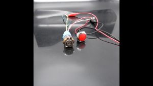 Tombol On Off Saklar LED Stainless Push Button Metal Switch