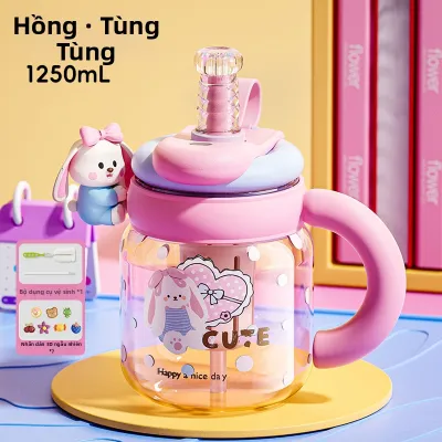 CHICU TOM | Chai Nước Tritan Dây Tre Khổ Lớn