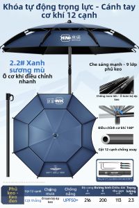 BENNUO | Ô Dù Đi Cá Độ Bền Chống UV