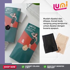 Korset Celana Infrared Pengencang Pinggang dan Pantat Pants InfraRed 3 in 1 Korset Stocking Pelangsing Perut