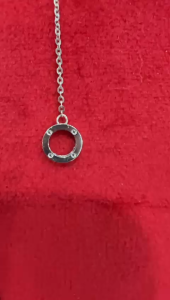 Poh Heng Jewellery 18K White Gold Dangling Earrings