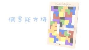 LILY & ADORA Tetris Puzzle Wooden Toys Building Blocks Toys Early Educational Toy For Kids Boys Girls
