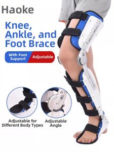Adjustable Knee Support and Stabilizer for Walking Aid Orthosis