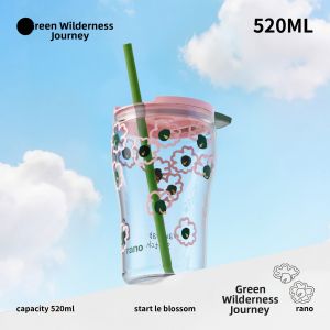 rano | High Borosilicate Glass Straw Cup