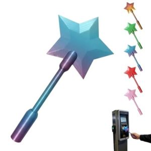 New 1Pc 3D Printed Star Wand Tap To Pay Star Magic Wand Portable Contactless Payment Card Holder Credit Card Holder