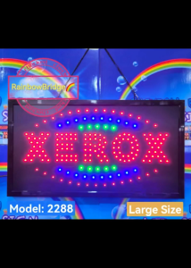 RAINBOW BRIDGE XEROX - LEDSIGN (New-Small & Large) #SIZE: W48cm & W60cm Big
