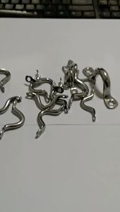 304 Stainless Steel Pad Eye Strap 10pcs Kayak Deck Loops M5 Untuk Dek Perahu