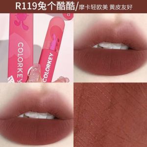 Colorkey N05 N06 Fox Devil Collaborative Matte Lipstick Resistant to Fading And Cup Powder Fog Lip Gloss
