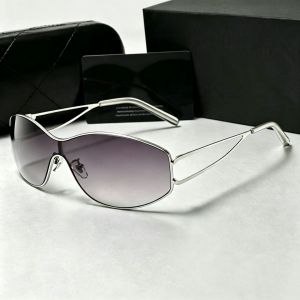 Brand On Sale CH4073B Shield Sunglasses Women Rhinestone One‑Piece Sunglasses Men UV400 Polarized Glasses Sports Driving Goggles