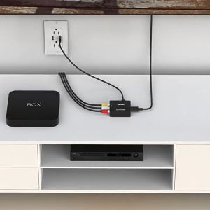 HDMI เครื่องเล่นเกมส์ HD ต่อสาย - AV แปลง 1080P DVD กล่องเชื่อมต่อ DVI