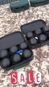 เปตอง ชุด 24 ลูก ลูกสีดำ 71 มม. เปตองเหล็ก ลูกเปตอง ชุดเปตอง สำหรับฝึกซ้อม พร้อมส่ง อุปกรณ์เปตอง