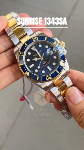 Đồng Hồ Nam sunrise 1343SA Máy Quartz Nhật Kính Sapphire Size 41mm Fullbox