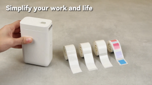 NIIMBOT D101 Bluetooth Label Printer - 25mm Waterproof Inkless Sticker Maker for Office Home & Retail (Thermal Tech)