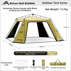 BSWOLF | Quick-Open Sunproof Easy Setup Tent