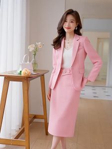 RYRYSTYLE Professional Suit Set for Women: Formal Attire for Broadcasting & Art Exam Host
