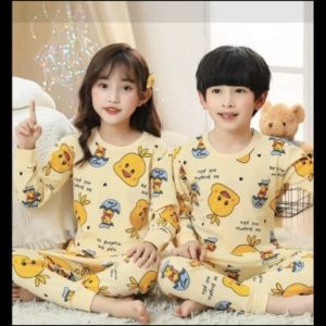 Baju Tidur Anak Lengan Panjang / Setelan Anak Laki dan Perempuan / Stelan kaos celana panjang Anak cowok cewek Untuk Usia 3-8 Tahun Bahan Premium Impor