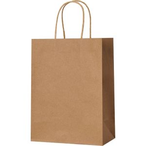 Kraft Bag Paper Gift Bags Reusable Grocery Shopping Bags for Packaing Craft Gifts Wedding Business Retail Party Bags