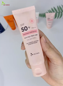 Kem Chống Nắng Kiềm Dầu & Chống Thấm Nước Ecosy Mild Daily – SPF50+/PA+++ | Hàn Quốc