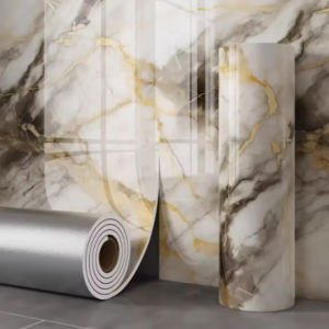1 roll thick foam marble wallpaper waterproof and antifouling wall sticker self-adhesive wallpaper for bedroom and living room