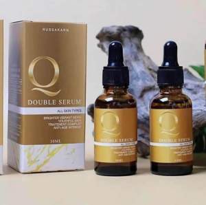 Q Double Serum เซรั่มคิว (แพ็ค 2 กล่อง) เซรั่มบำรุงผิวบริเวณใบหน้า ฝ้า กระ จุดด่างดำจางลง