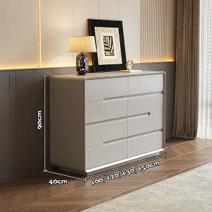 Minimalist Italian Solid Wood Chest of Drawers