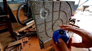 Dụng cụ hứng bụi máy khoan loại tốt có hộp đựng mảnh vụn khi khoan gỗ tường bê tông trần nhà