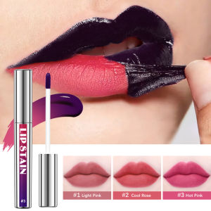 Peel Off Lip Stain Reveal Long Lasting Waterproof Pink Lip Tint Transfer Proof Non-stick Cup Natural Lip Stain Womens Cosmetics