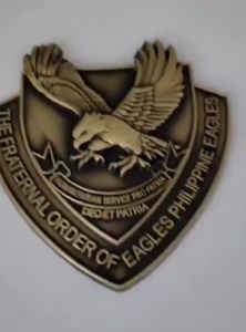 SM New Design Fraternal Eagles Emblem for Car Sticker Waterproof 3M Aluminum Alloy Metal Motorcycle Auto Decorative TFOE-PE Deoetpatria Emblem for Modification A397