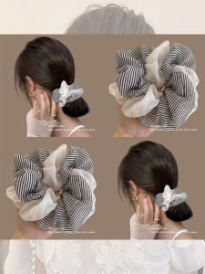 NING ZHOU | Luxurious Net Stripe Hair Ties
