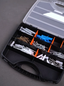 GIFT Tool Box Hardware Box Screws Tools Storage Box Plastic Organizer Box With Small Storage Containers