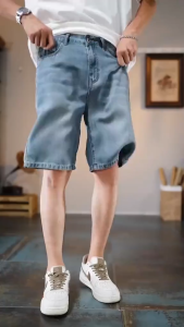 Stretchable Maong Shorts for Men High Quality Product - Available in 3 Colors and Sizes 28-36 - Menswear Casual Stylish Suits