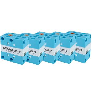 DSpower 1/2/5/10PCS 2KG 180° Programmable Building Block Servo Porous Bit Bidirectional Output Programming for DIY Robot Part