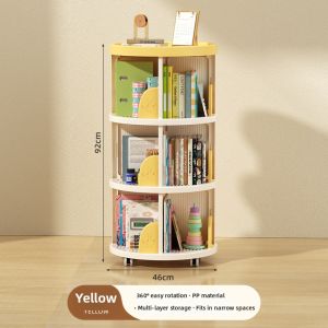 OYIla | Rotating Storage Shelf Bookcase