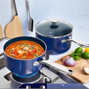 MICHELANGELO NON-STICK PAN Sauce Pan Sets Aluminum Home Milk Pot with Stainless Steel Handle Cooking Soup Pot Kitchenware
