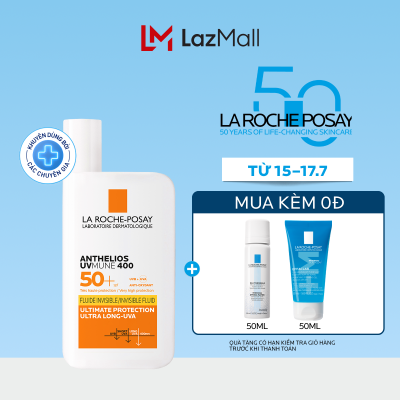 Sữa chống nắng chống tia UVA dài La Roche-Posay Anthelios UV Mune 400 50mL