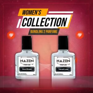 HAZEN PARFUME - Bundling 2 Botol 30ml | Parfum Wanita Cewek Aroma Wangi Tahan Lama Eau de Perfume