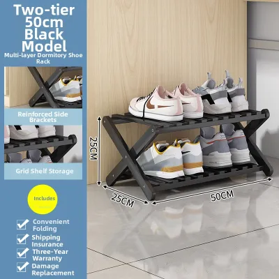 YUHONG | Foldable Multi-tiered Shoe Rack Small Narrow